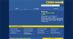 Desktop Screenshot of dvijaypharma.in